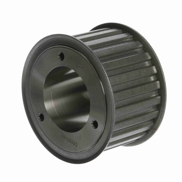 Steel Bushed Bore Gearbelt Pulley, 24H200SD